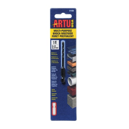 Artu Multi-Purpose Bit, Quick Connect, 1/8" 01456